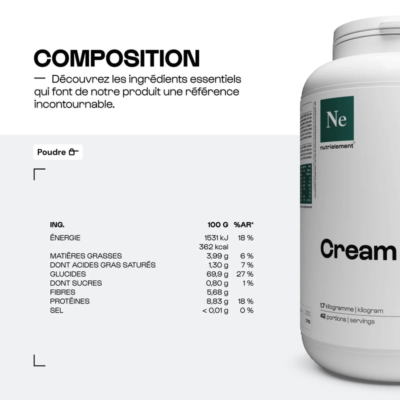 Crème de Riz Nutrimuscle Nature