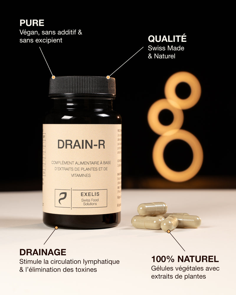 DRAIN-R - Complexe Drainant pour Jambes Lourdes et Circulation Sanguine