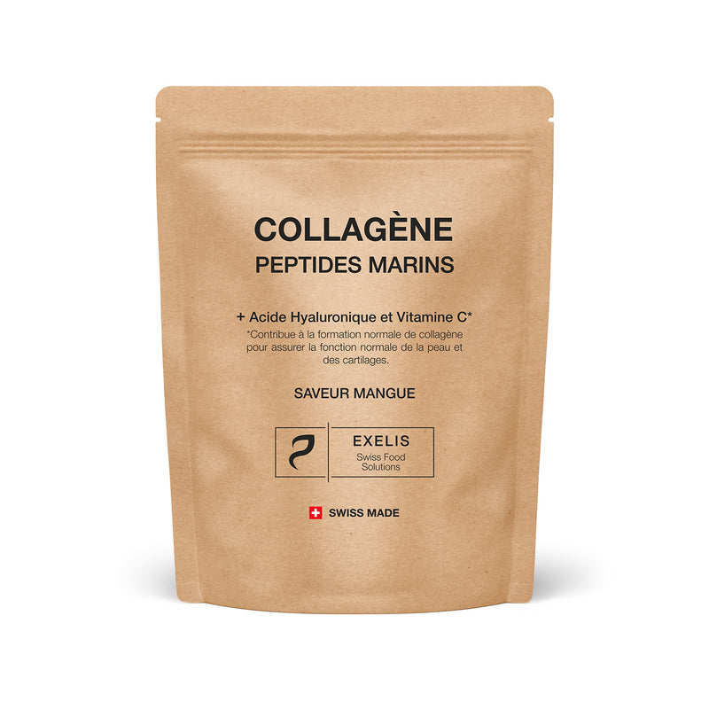 6-PACK Collagene marino idrolizzato – Acido Ialuronico & Cofattori – Aroma Mango