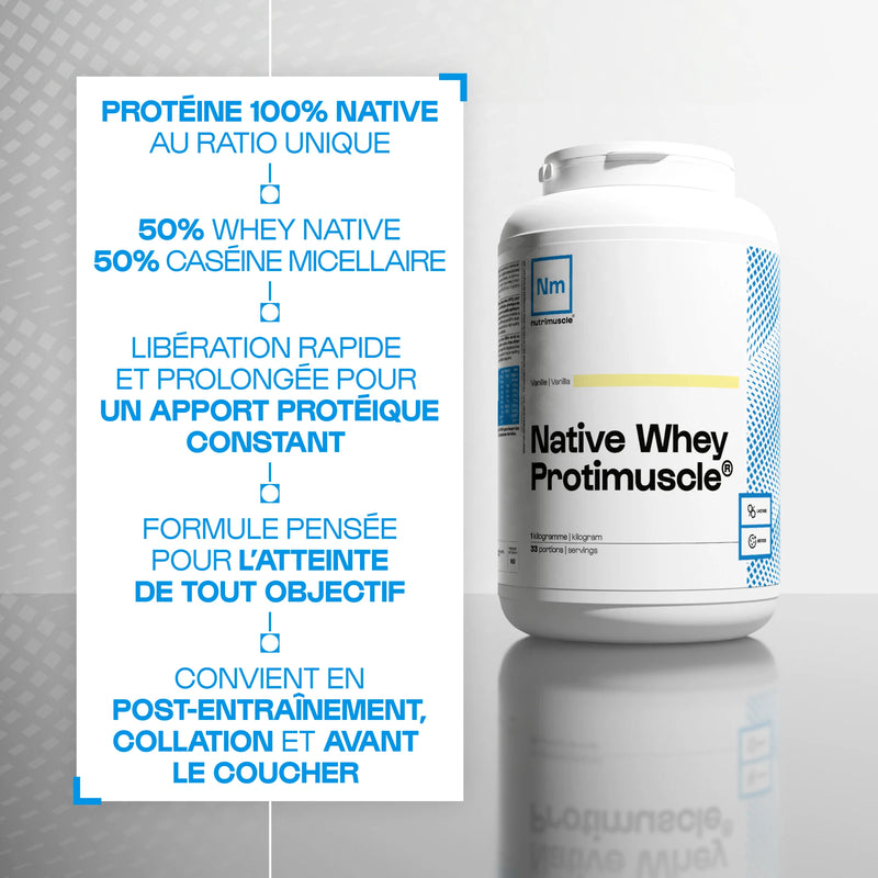 Whey Native Protimuscle® Chocolat Nutrimuscle