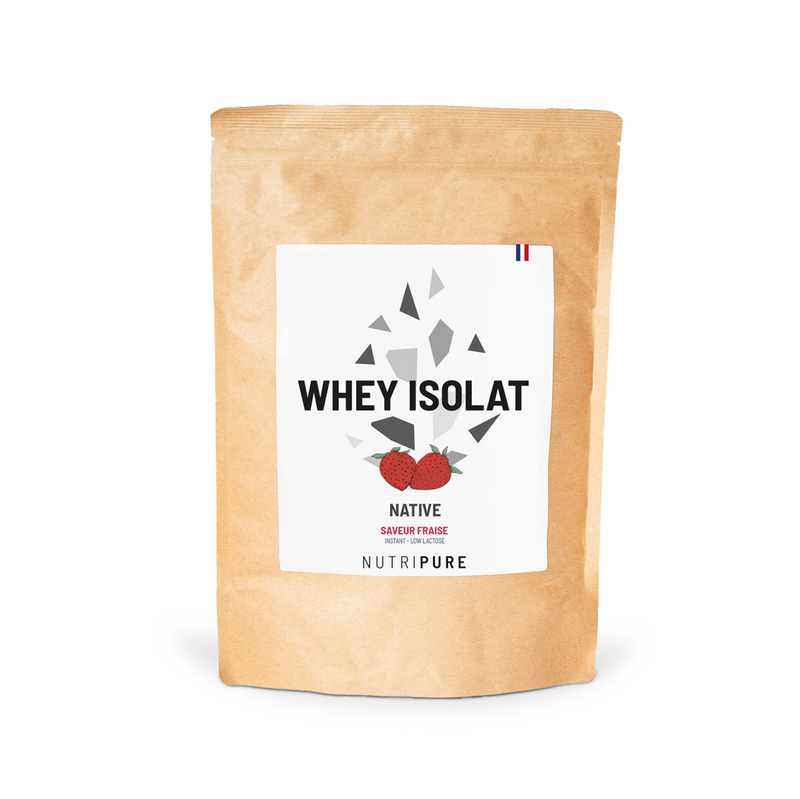 Whey Isolate Native Protein Erdbeere Nutripure