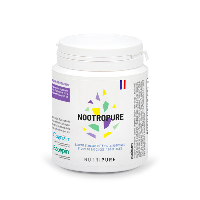 Nootropure Nutripure - Complément Nootropique Concentration et Mental