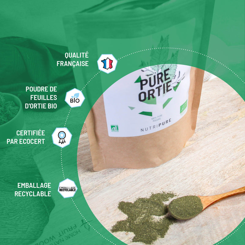 Foglie di Ortica Bio in Polvere 150 g Nutripure