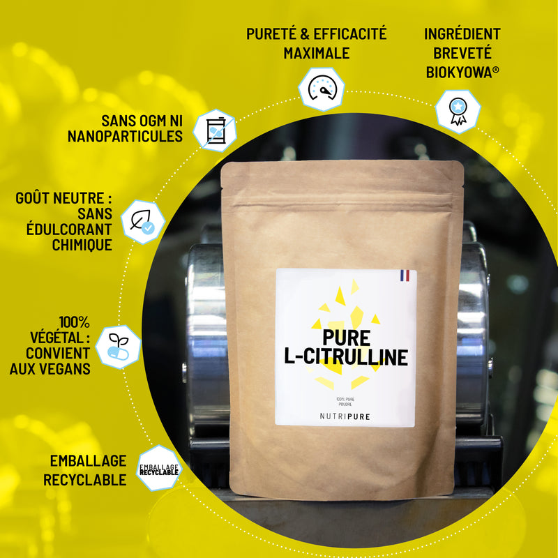 Pure L-Citrulline en Poudre 220g Nutripure