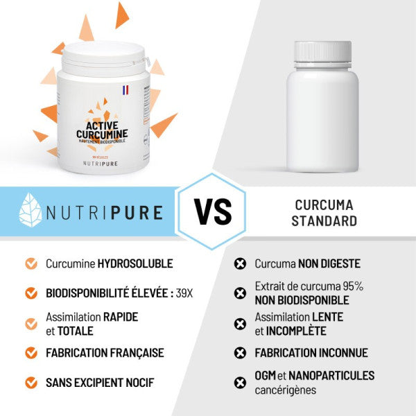 Active Curcumine Nutripure 90 capsule - Articolazioni e Digestione