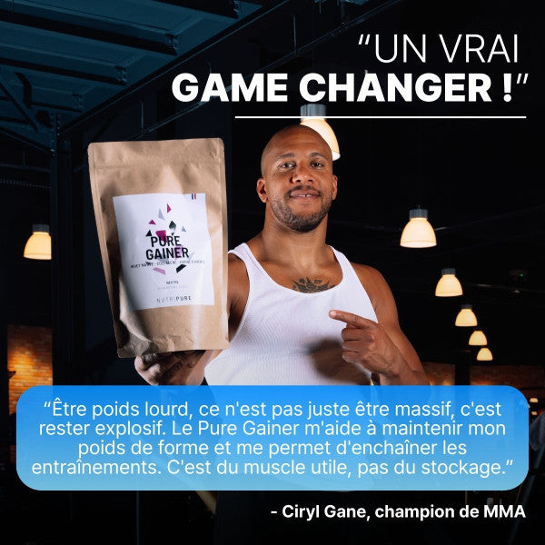 Pure Gainer Nutripure Neutre - Optimiser la prise de masse musculaire