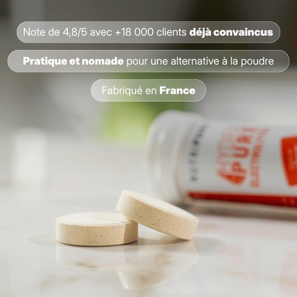 Hydrapure Électrolytes et Vitamines Nutripure Pêche