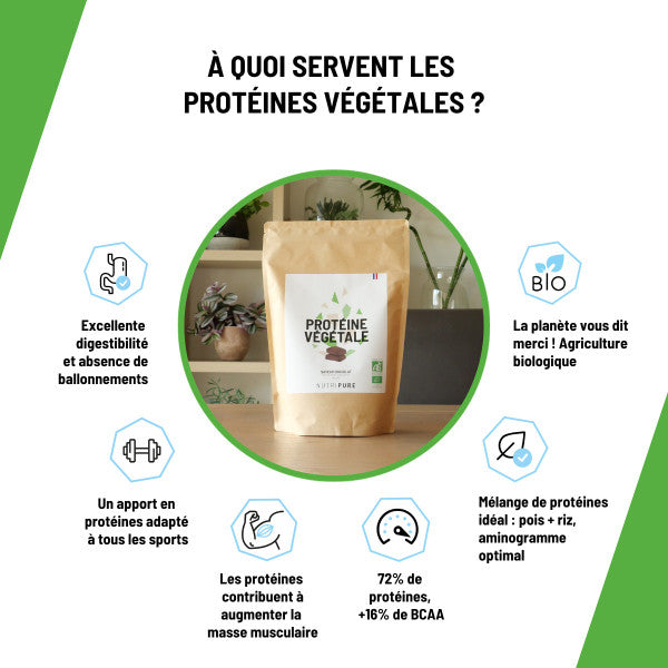 Protéine Vegan Bio Nutripure Chocolat