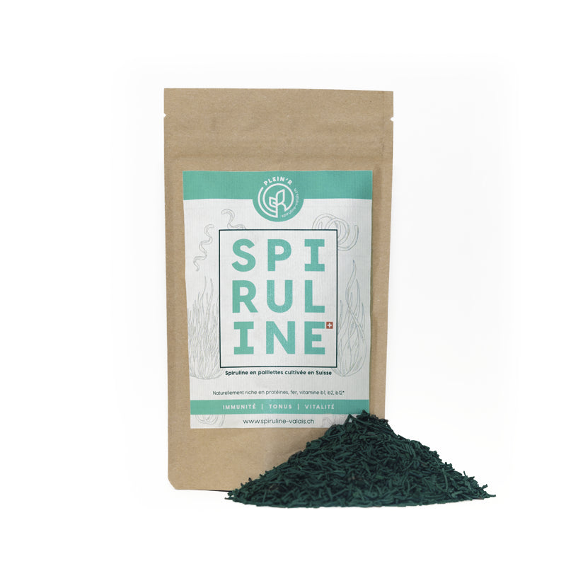 Spirulina in scaglie - Produzione ecologica del Vallese