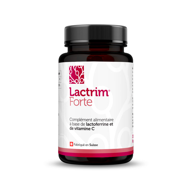 Lactrim Lactofer Complément lactoferrine infection muqueuses respiratoires digestives anémie fer