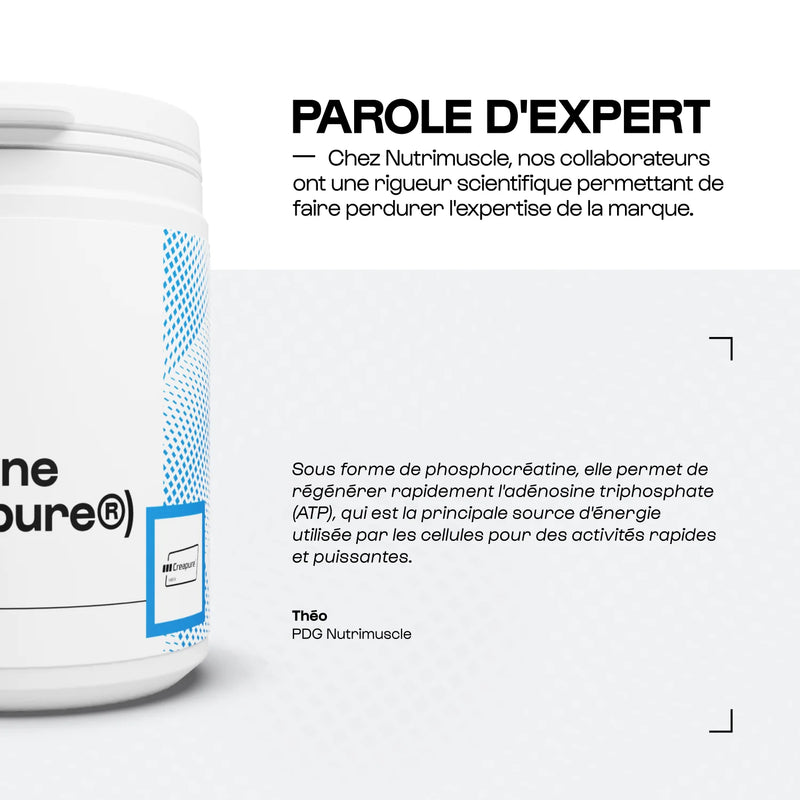 Créatine en Gélules Creapure® Nutrimuscle