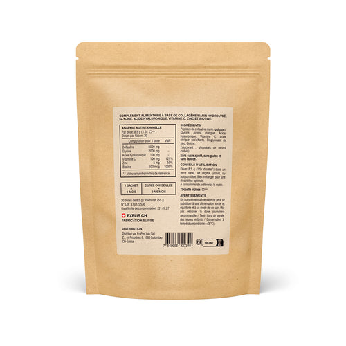 Exelis Pouche Collagene Marin Peptides Mangue Arrière