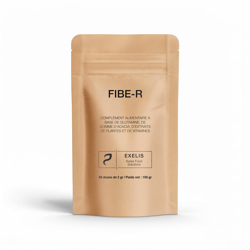 Exelis FIBE-R Complément alimentaire à base de fibres et d'extraits de plantes, normalisation du transit intestinal Mock Up Recto