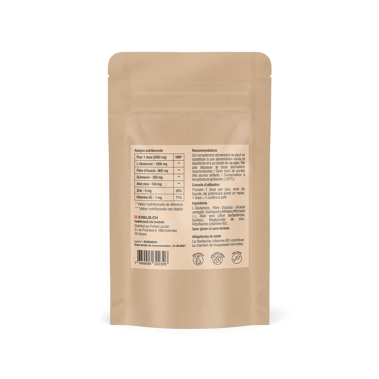 Exelis FIBE-R Complément alimentaire à base de fibres et d'extraits de plantes, normalisation du transit intestinal packaging