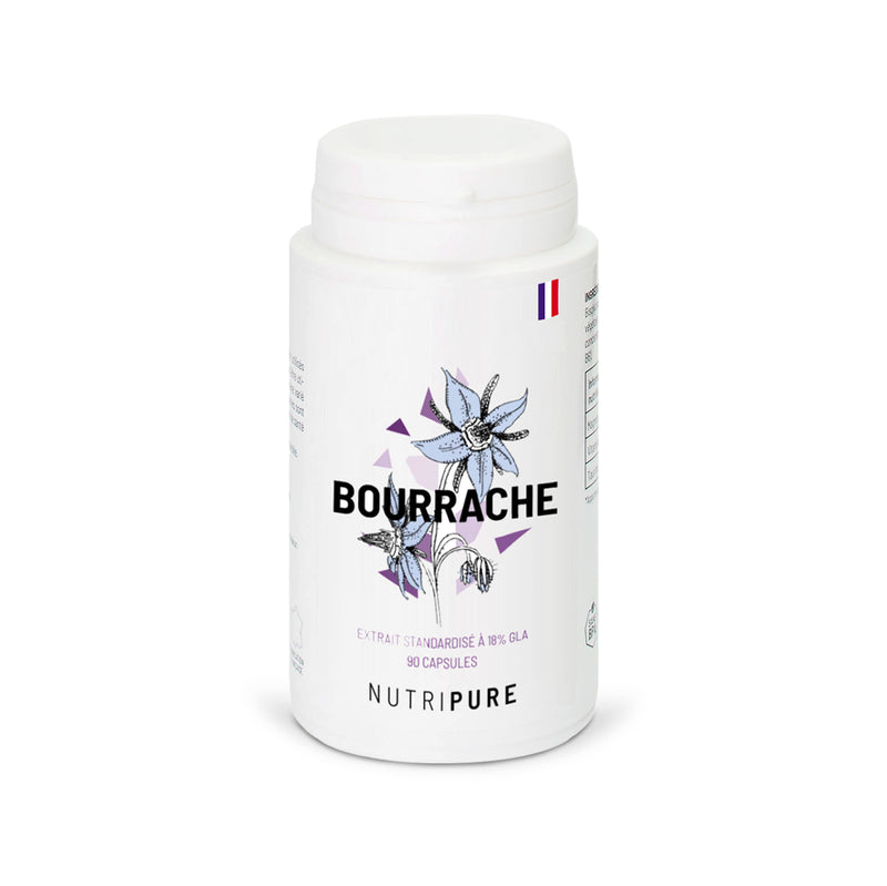 Huile de bourrache nutripure complement alimentaire