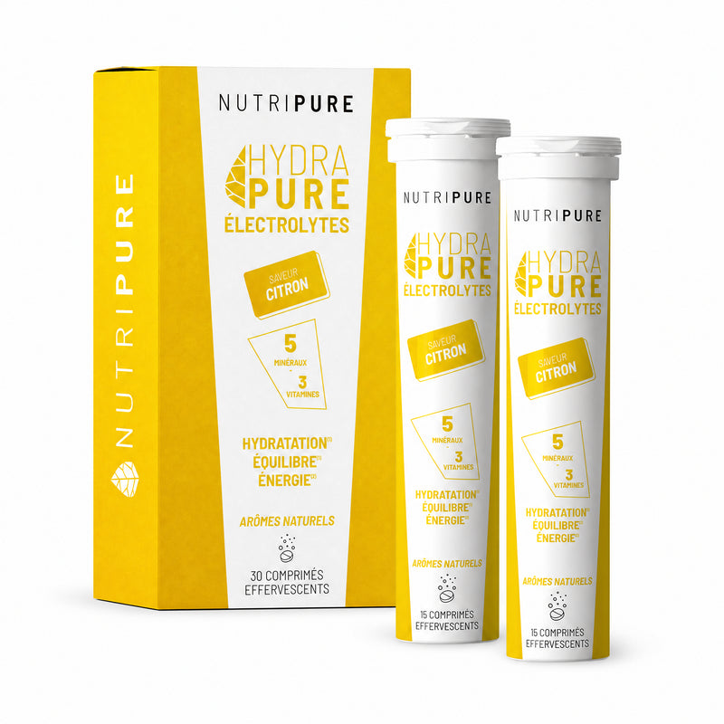 Hydrapure Électrolytes et Vitamines Nutripure Citron