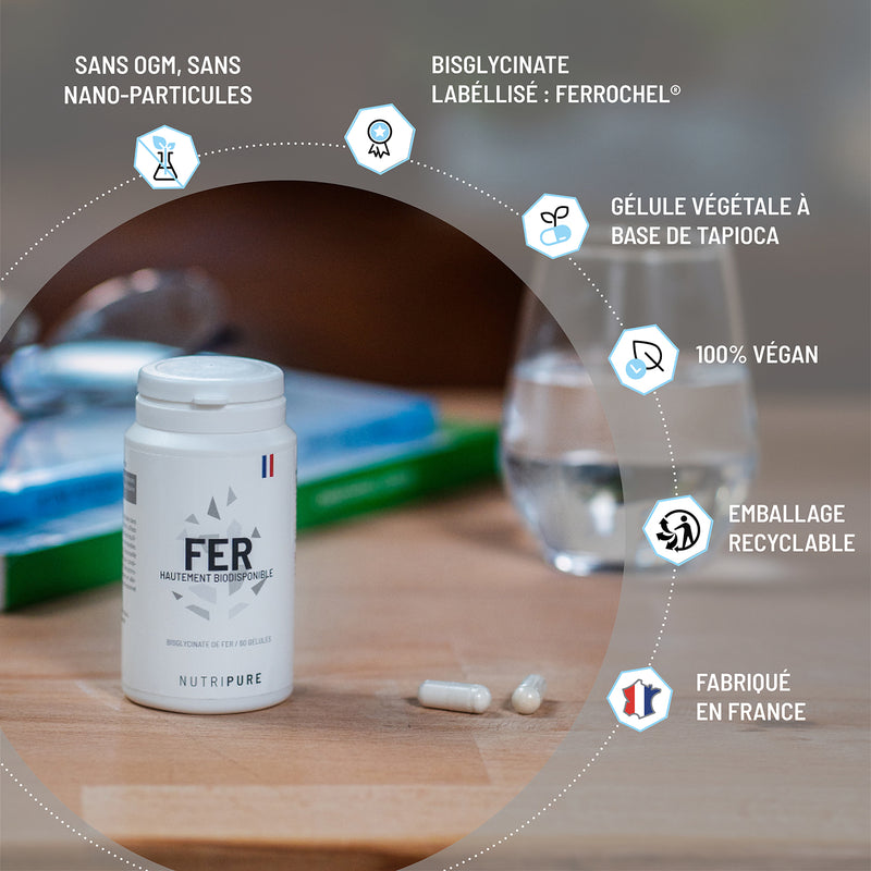 Iron Bisglycinate Nutripure in Capsules