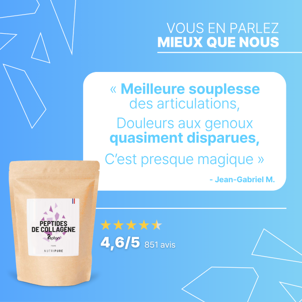 Collagène Peptan® Neutre Nutripure – Peptide de Collagène pour la Peau et les Articulations