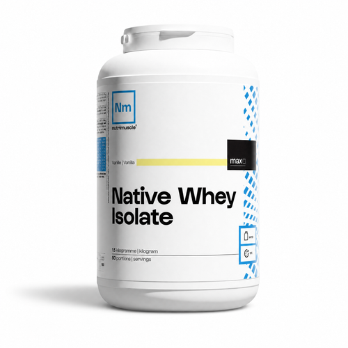 Isolat Whey Native Vanille Low Lactose Vanille Nutrimuscle