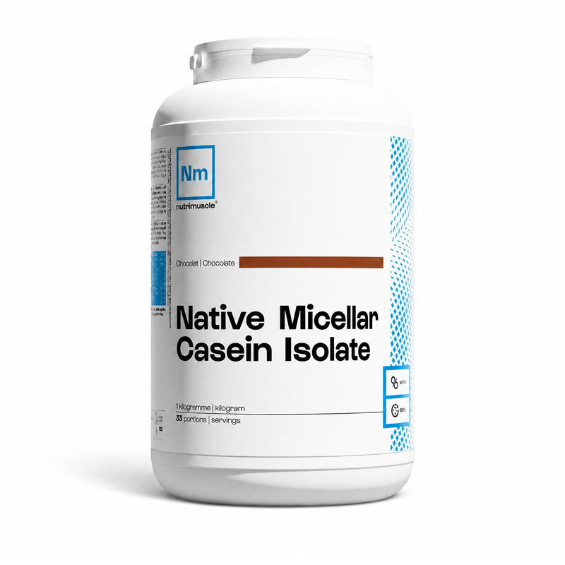 Isolat de Caseine Micellaire Native Chocolat Nutrimuscle Packshot