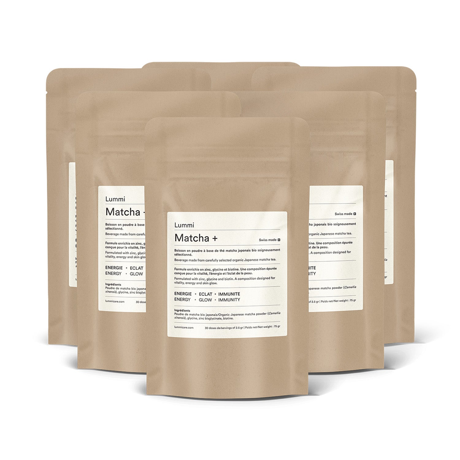 Thé Matcha+ Lummi Bio en Poudre – Rituel Beauté et Énergie