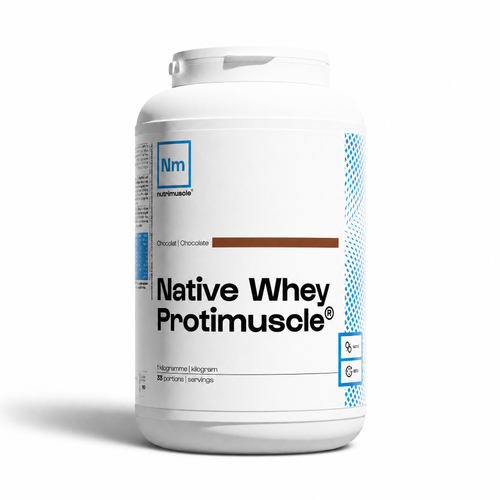 Protimuscle Nutrimuscle Whey Native Caseine Chocolat 1kg