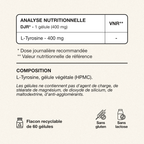 Tableau VNR et composition L-Tyrosine Exelis
