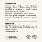 Tableau composition collagene marin Exelis