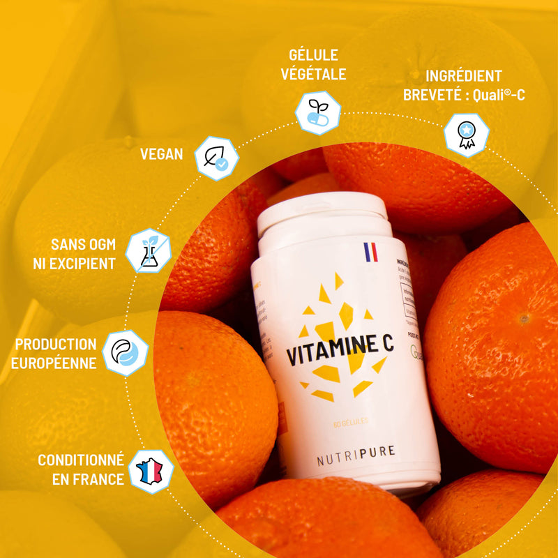 Vitamine C Nutripure – 60 Gélules de 750 mg