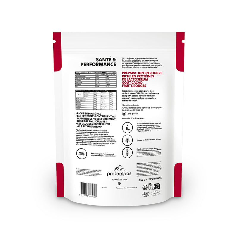 Whey Proteina Vaniglia Protéalpes Classique