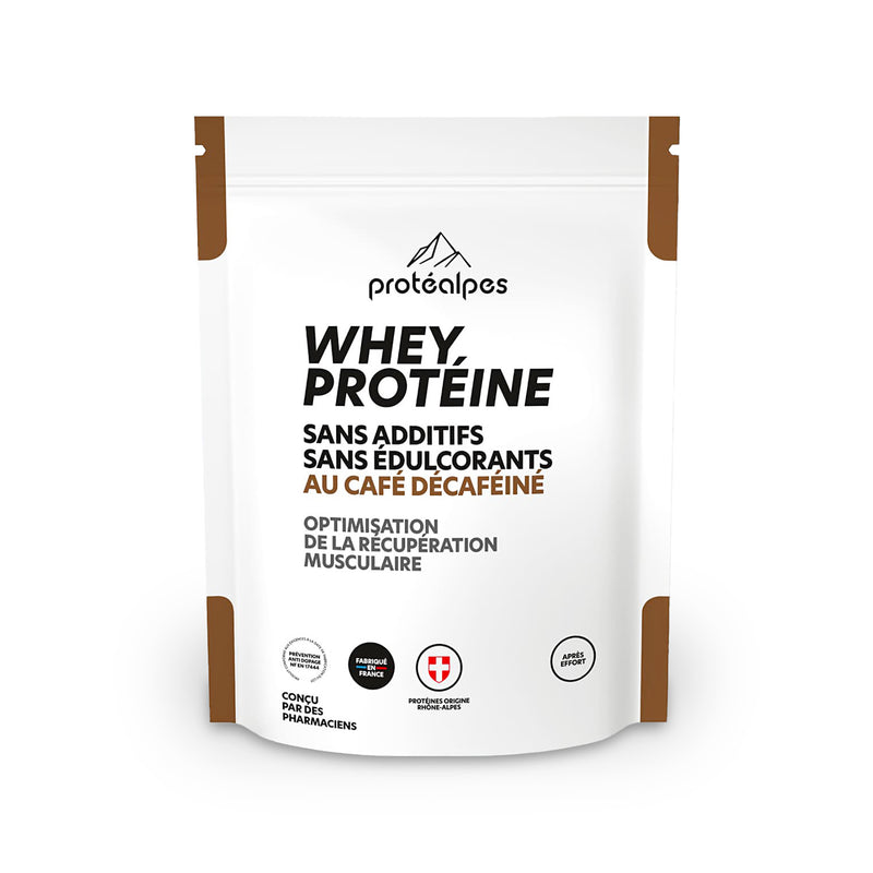 Whey Protein Koffeinfreier Kaffee Protéalpes Classique