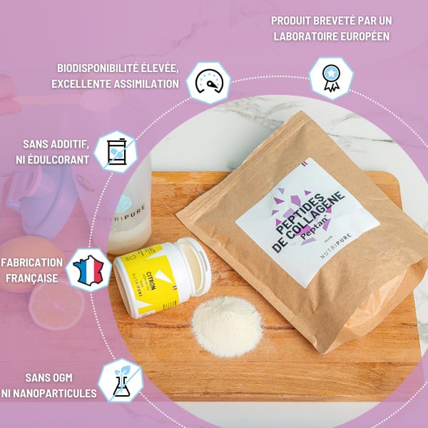 Kollagen Peptan® Exotischer Geschmack Nutripure – Kollagenpeptid für Haut und Gelenke