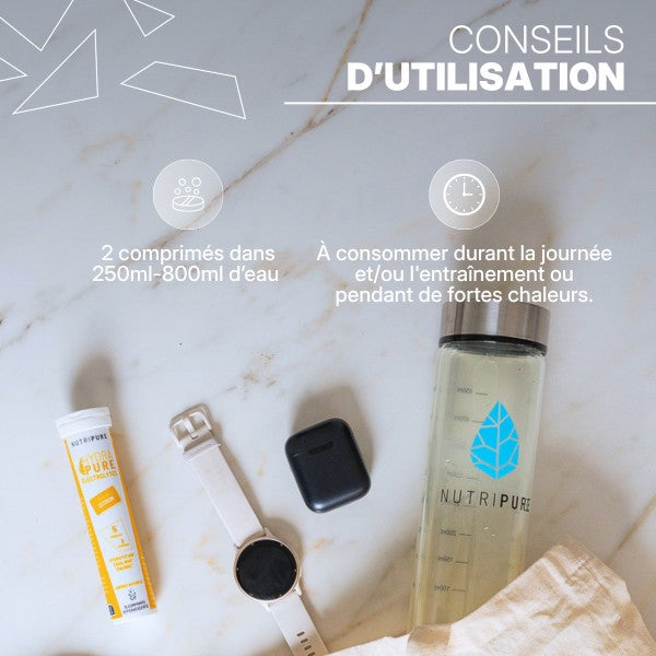 Hydrapure Électrolytes et Vitamines Nutripure Citron