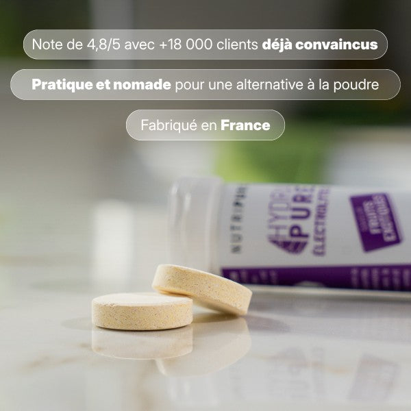 Hydrapure Électrolytes et Vitamines Nutripure Fruits Exotiques