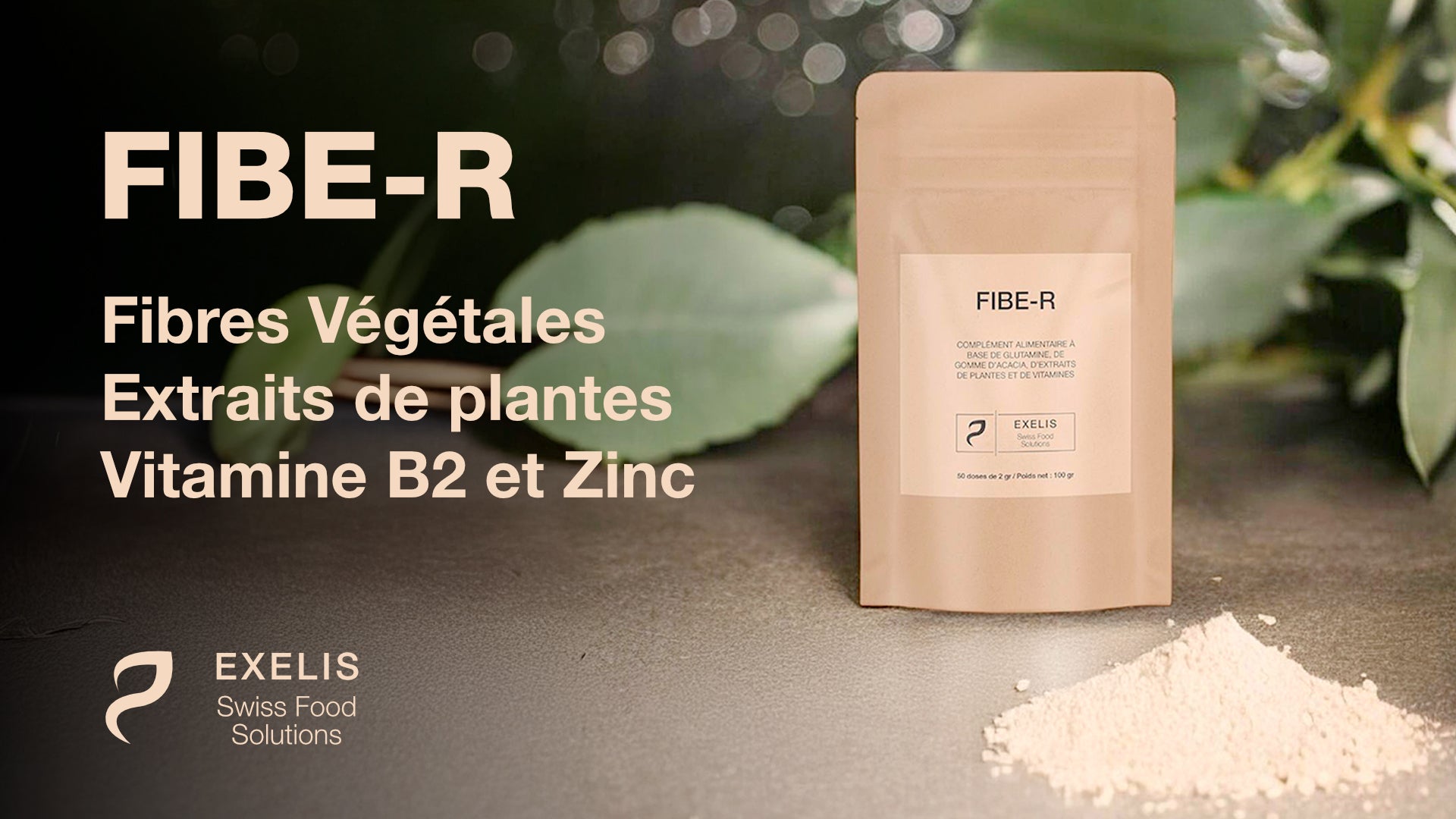 Video Exelis FIBE-R Complément alimentaire à base de fibres et d'extraits de plantes, normalisation du transit intestinal