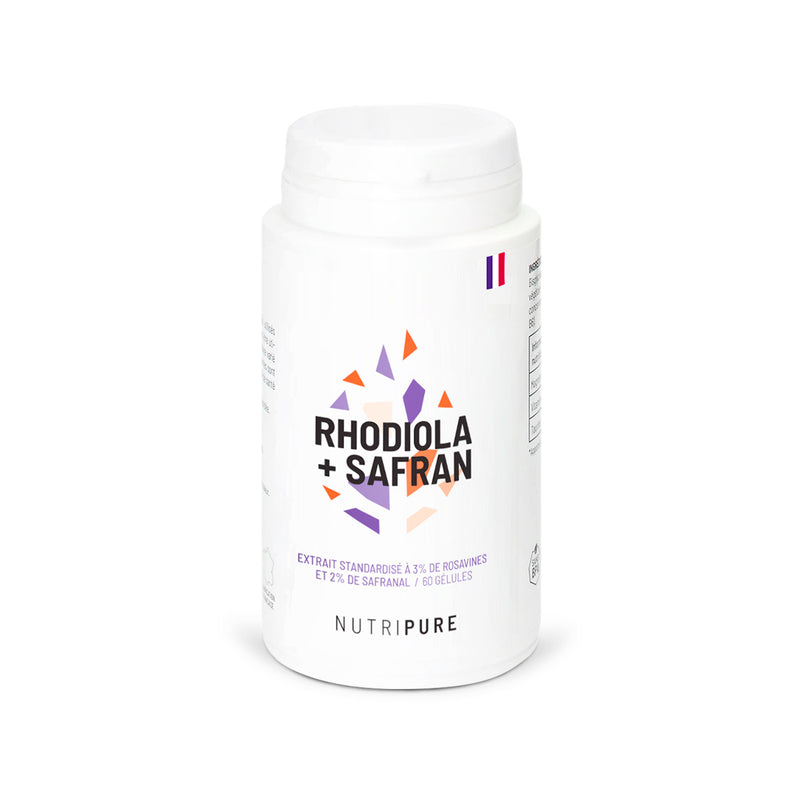 Rhodiola Rosea and Saffron Nutripure 60 Capsules
