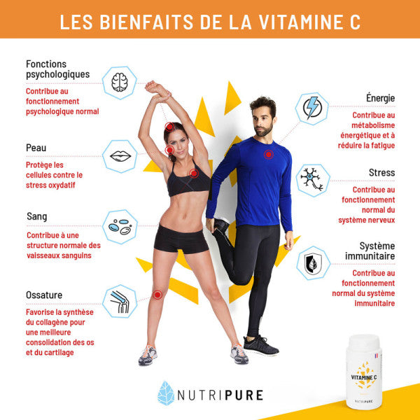 Vitamine C Nutripure – 60 Gélules de 750 mg