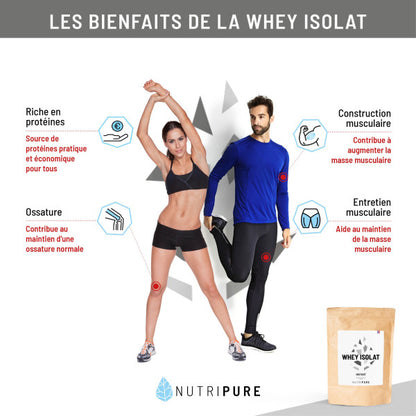 Whey Isolate Native Protéine Fraise Nutripure