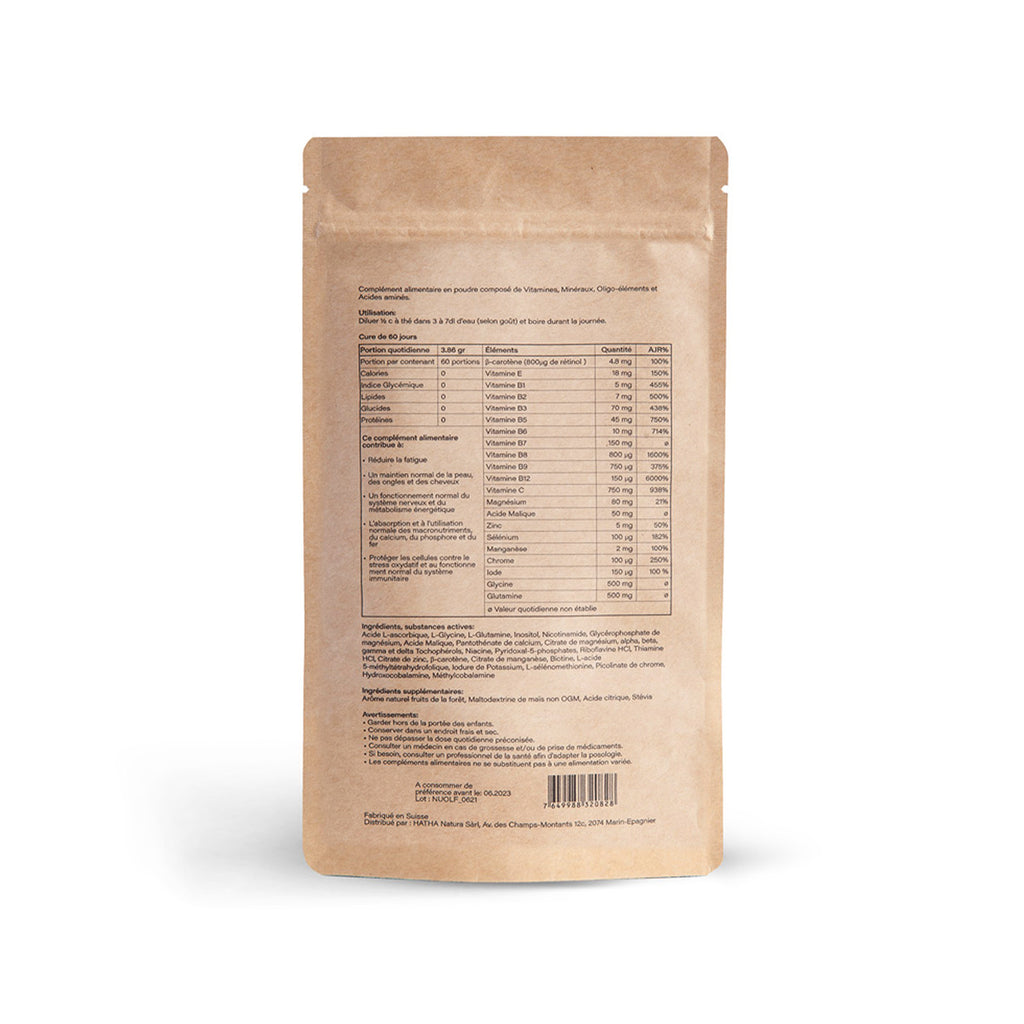 Nuho Multinutriments Olà Arrière Valeurs Nutritionnelles